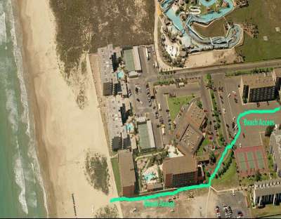 Easy access to the beach without crossing any streets