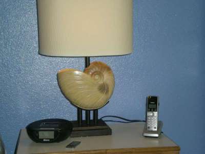 iPod player and Alarm in Master Bed