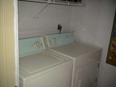 Washer and Dryer are available inside the condo