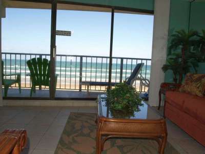 Ocean view from Living Room Loveseat