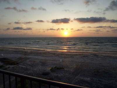 Sunrise from the balcony